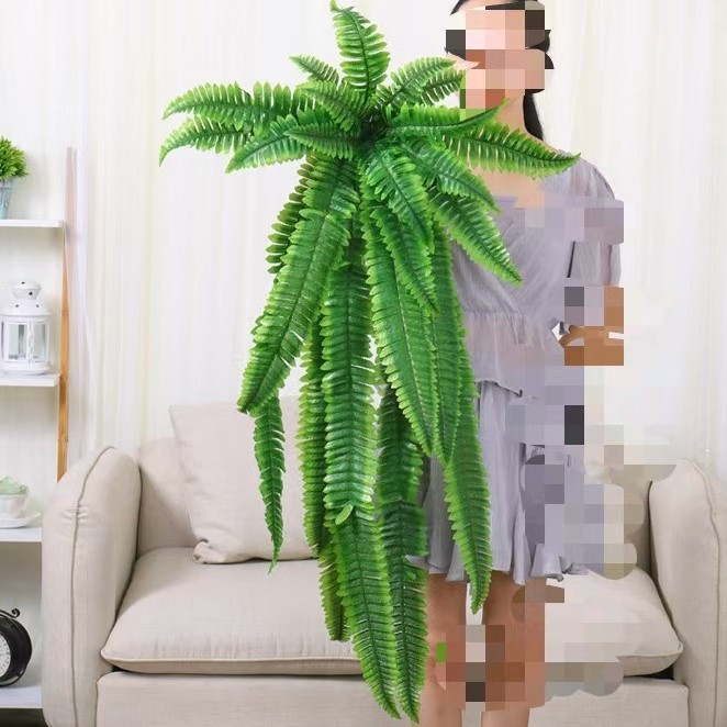 模擬ペルシャ草植物卸売シルクペルシャシダの葉結婚式家の装飾植物壁熱帯植物|undefined