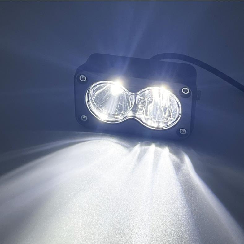 Cross-border in stock 3 inch square LED20W work light car light motorcycle spotlight front electric vehicle irradiation light