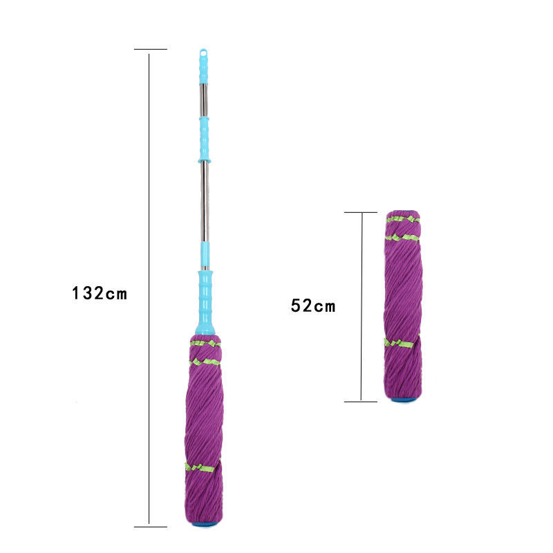 폴 + 걸레 헤드 2 개 52cm + 1 + 바구니 없음