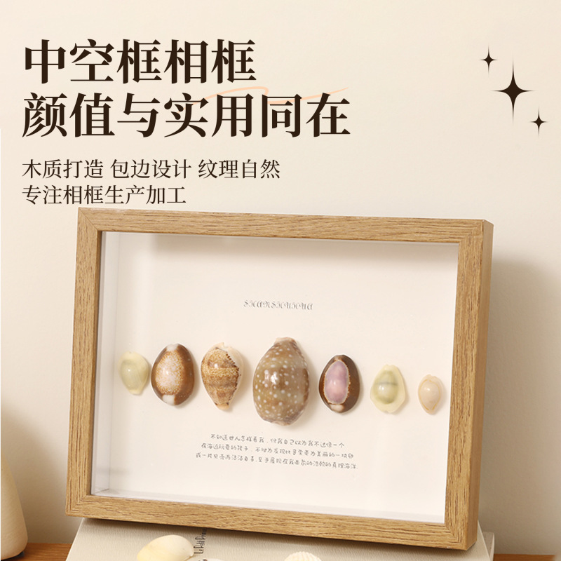 Seaside Shell Conch DIY Specimen Frame Hollow Stereo Photo Frame Table Plant Clay Dried Flower Preservation Display Frame Seaside Shell Conch DIY Specimen Frame Hollow Stereo Photo Frame Table Plant Clay Dried Flower Preservation Display Frame