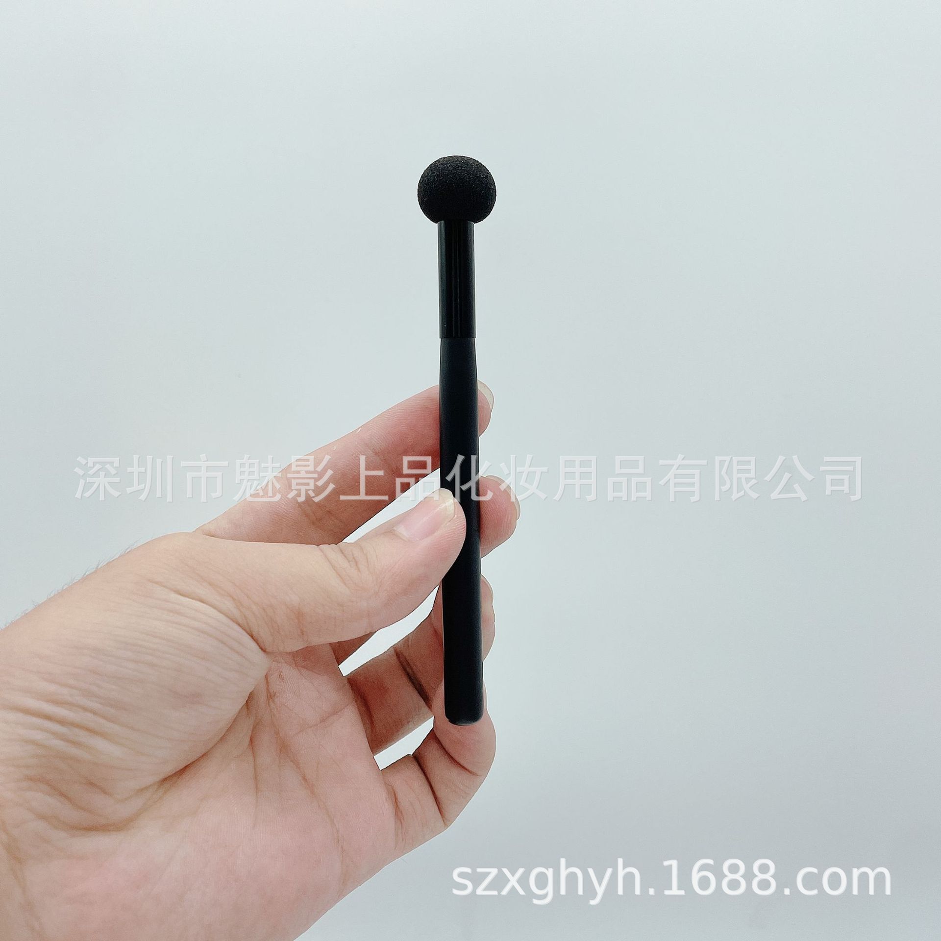 Nuevo en stock pequeña cabeza de hongo esponja polvo puff maquillaje cepillo húmedo y seco de doble uso no comer polvo base corrector cepillo no látex