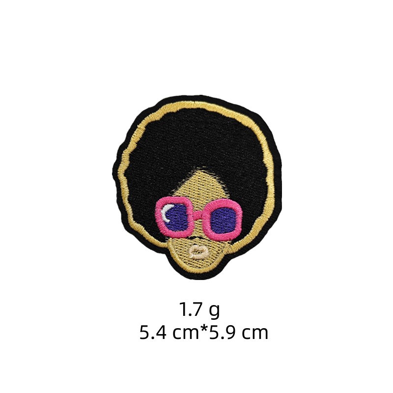 2g Weight Clothing Sticker Patches Classification 1 Piece Quantity Nonwoven, Polyester Material Human, Letter Pattern Cute Style 1 Piece Cute Human Letter Nonwoven Polyester Clothing Sticker Patches 5