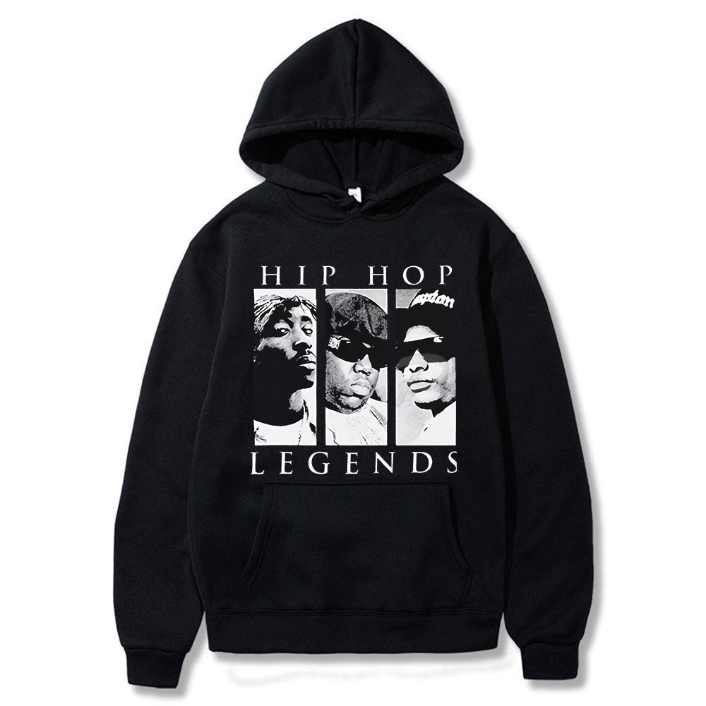 Hip Hop Legend Tupac 2Pac Hoodies Printing Cotton Men Hoodie