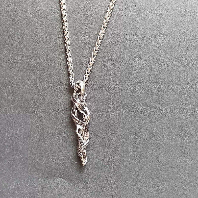 Floating Wood Pendant Necklace Personalized Hip Hop Jewelry_voghion.com