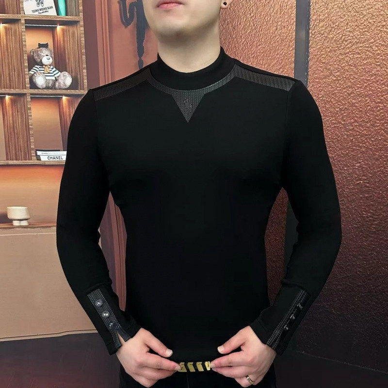 2025 Adidas--Autumn and Winter Accessible Luxury European Style Velvet Thickeneded Sweatshirt Men's Trendyy Fashion High Quality Top 1013