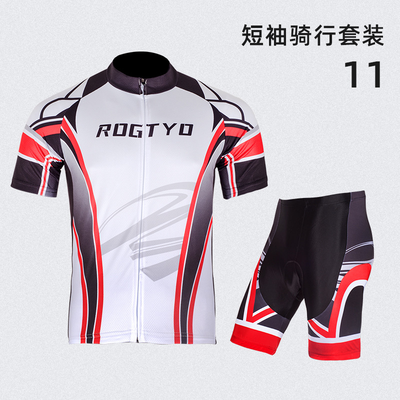 traje de ciclismo conjunto de verano mangas cortas pantalones cortos hombres y mujeres carretera de montaña ropa de ciclismo secado rápido uniforme de equipo de ciclismo