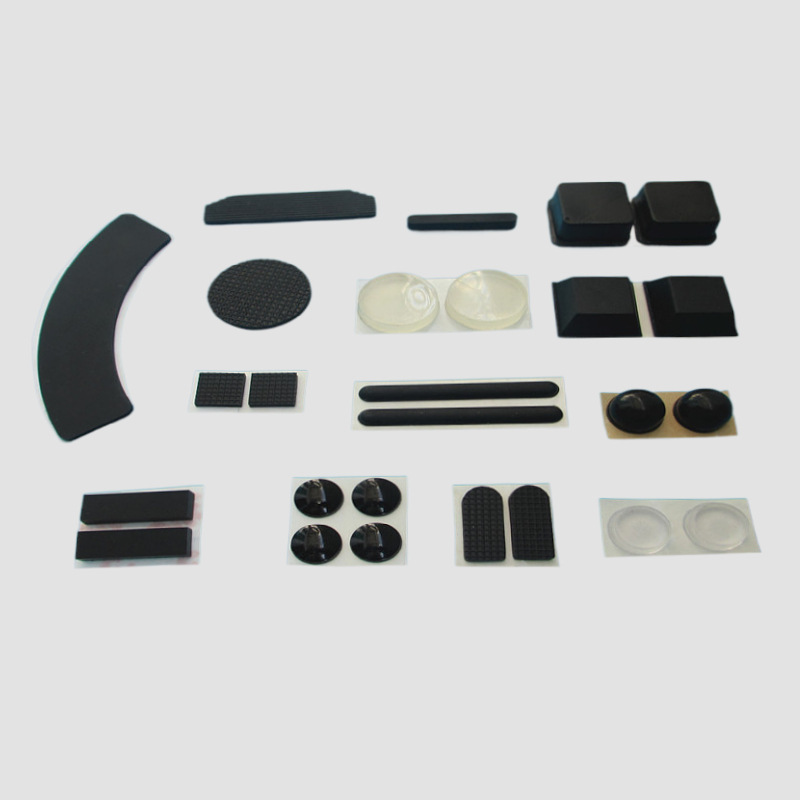 现货供应 圆形硅胶垫 自粘防震防滑硅胶垫