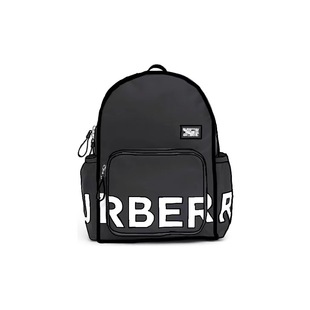 Black logo letter big children parent-child backpack GGW
