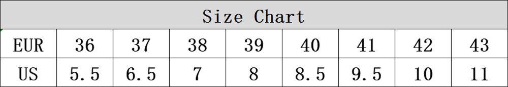 Women Size Chart