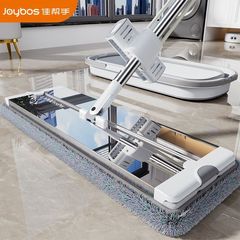 ベストヘルパー ステンレス製フラットモップ 1 つのモップで乾湿両用家庭用 2025 新しいハンドフリー洗濯モップ