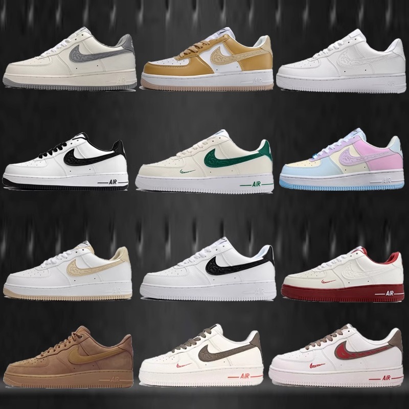 Pure Original Quality Anti-official Air Force One Board Shoes Men's Shoes White Shoes Women's Shoes AF1 All-match Putian Sports Trendy Shoes