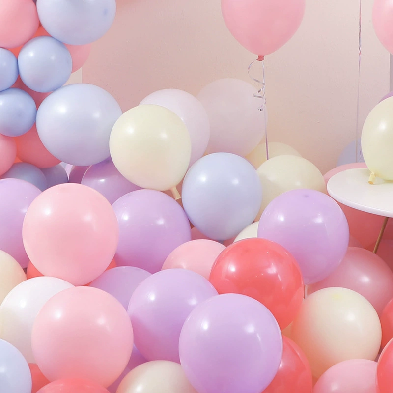 10-дюймовый воздушный шар макарон день рождения декорация сцены свадебный подарок макет круглый утолщенный латексный шар оптом