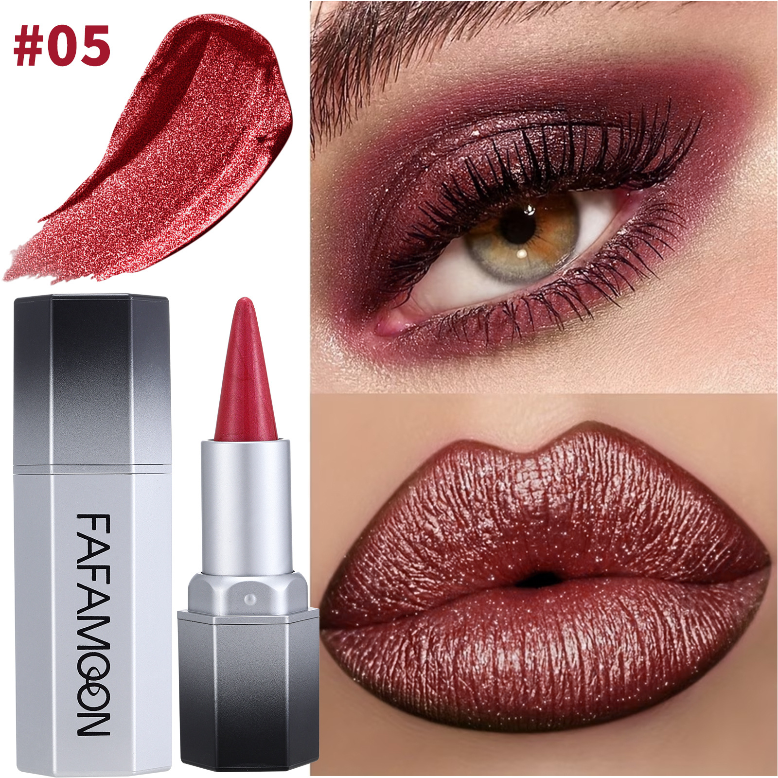 Lipstick Lip Liner Multifunctional Pointed Lip Liner Pearlescent Moisturizing Glittery Halloween Multi-Color Lip Liner