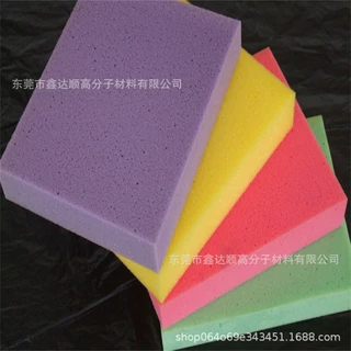 高密度彩色阻燃海绵 防静电包装内衬 粉色蓝色红色定 制海绵