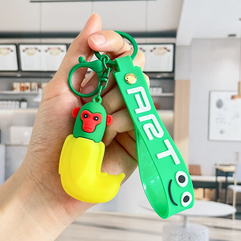 New Shan Hai Jing Soft Rubber Keychain Pendant Keychain Car Pendant Cartoon Doll Pvc