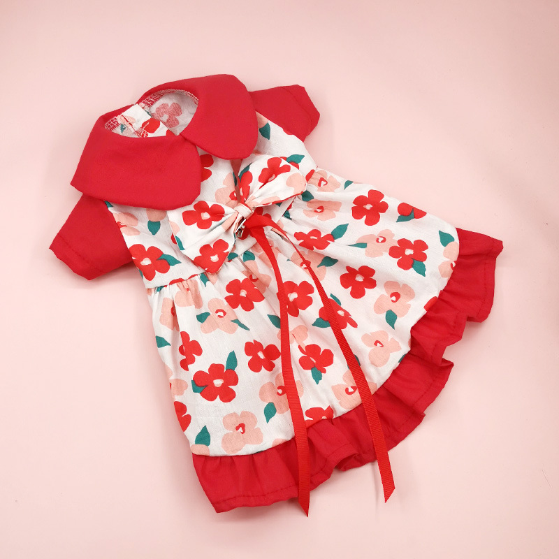 Sweet Cotton Flower Pet Clothing display picture 3