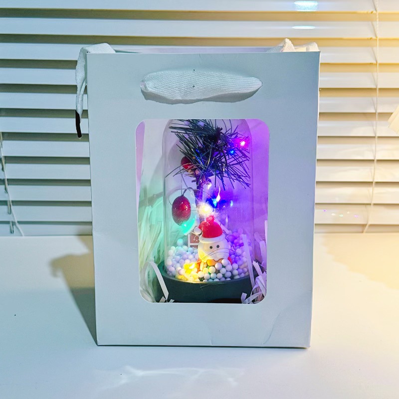 Papá Noel lámpara de noche árbol de Navidad muñeco de nieve de alto valor de la luz de atmósfera regalos de Navidad acompañantes regalos al por mayor