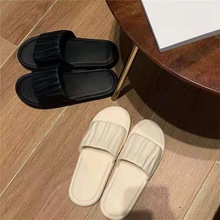 shoes男女学生flip flops韩版slippers情侣一字拖踩屎感清凉拖鞋