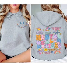 Women's 2025 Hot Mental Health Issues Sweatshirt Womens Insp