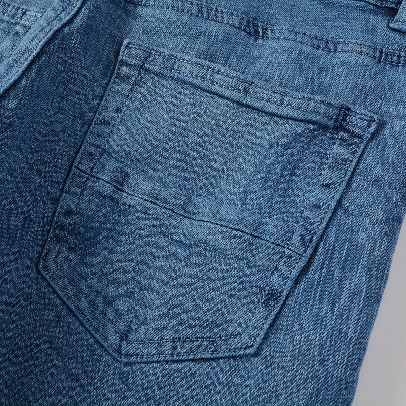 Jeans uomo slim fit skinny blu patchwork stropicciati pantaloni_voghion.com