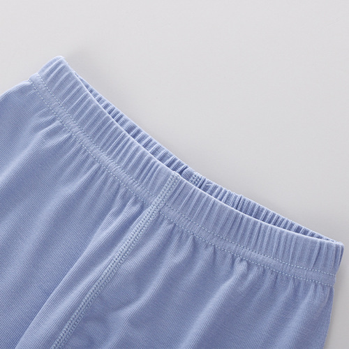 Children's Homecoming Set Category A Autumn New Girl's Pajama Set Crew Neck Casual Medium and Large Children Air Conditioning Clothes