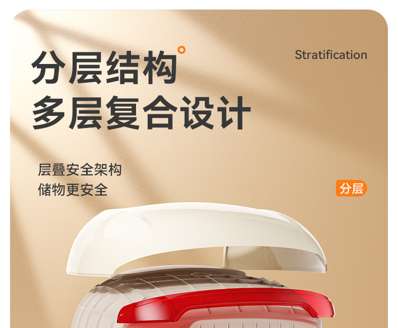New Model Universal Electric Vehicle Trunk, Thickened Large Tail Box with Buckle Storage Box, Large Rear Trunk for Motorcycles
