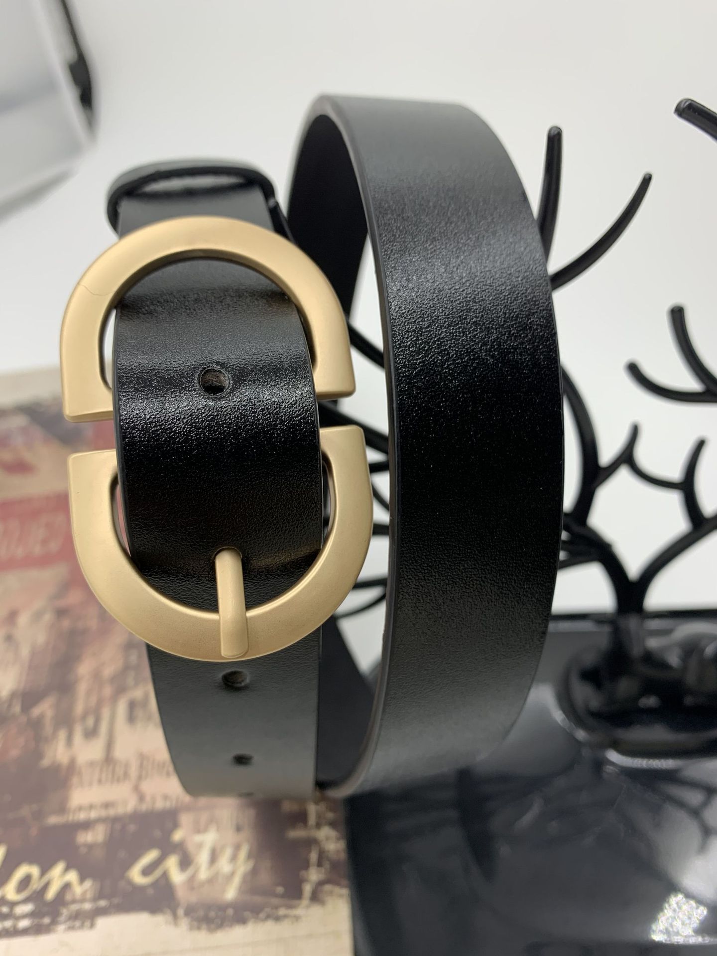 Cintura in PU da donna alla moda e alla moda, stile Ins, semplice e versatile, con jeans, tuta decorativa, cintura da uomo, cintura da donna alla moda_voghion.com