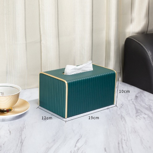 Impresión de la caja de pañuelos Hotel baño de pies tienda de lujo de gama alta de cuero multifuncional caja de papel higiénico caja de almacenamiento de escritorio