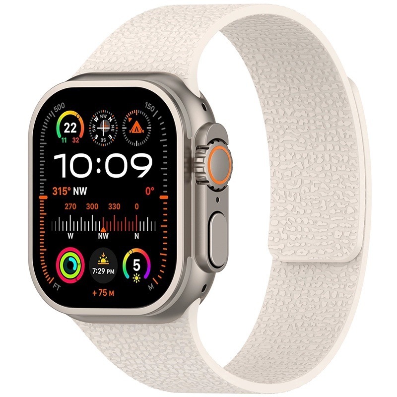 iwatchS10 Apple watch ストラップ applewatch9/8ultra2 ペブルドシリコン磁気ストラップに適しています。|undefined