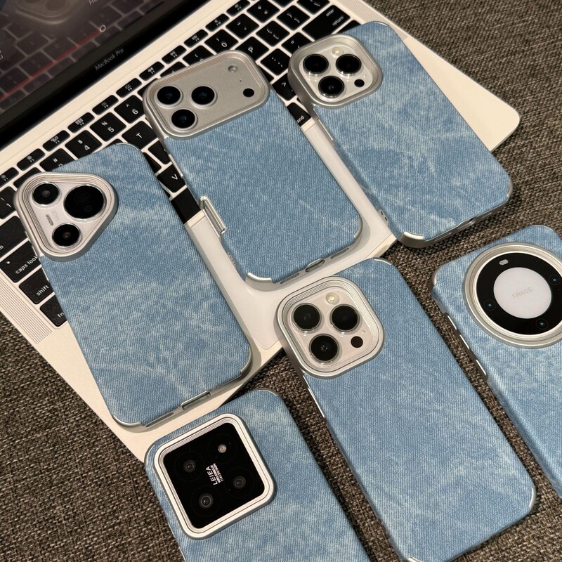 Electroplated Denim Leather Vivox200Pro Mobile Phone Case Suitable for Vivox100 Protective Cover Opporeno10