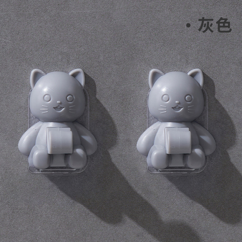 金持ちの猫の浴室のフックは穴を開けないで強力な荷重を受けます。|undefined