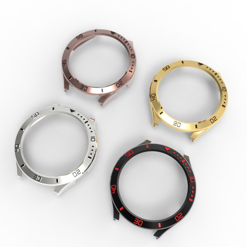 Suitable for Samsung Watch4/5/6/7 Electroplated Protective Case Smart Watch Sm Watch5Pro Half-Pack Pc Case