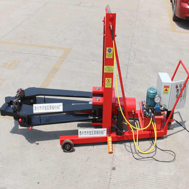 LA车载式液压拉马两爪大型全自动轴承拆装工具电动小车升降拔轮器