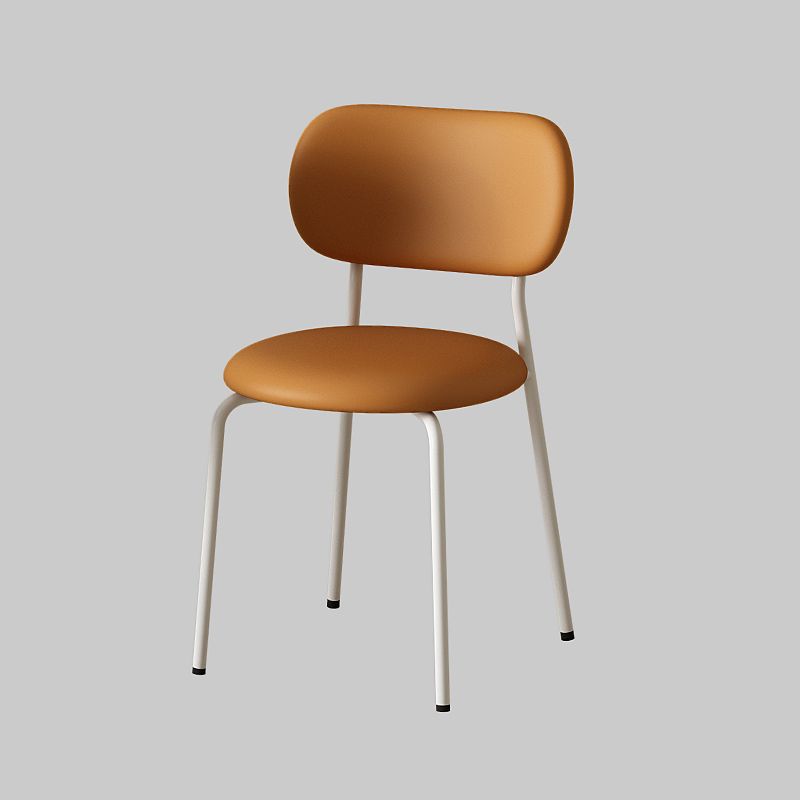 Silla de respaldo nórdica simple y moderna silla de comedor casera de lujo ligera medieval silla de viento de crema mesa de comedor silla de ocio