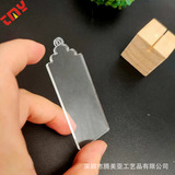 Прозрачный акриловый натуральный стеклянный брелок ручной работы, (Трансграничная торговля)