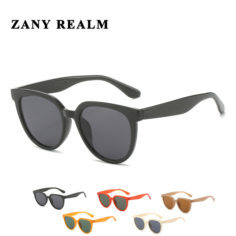 En Stock Red rojo marrón gafas de sol Pequeño Libro Rojo Xu Hongdou mismo sol-prueba gafas UV400 fabricante 3898