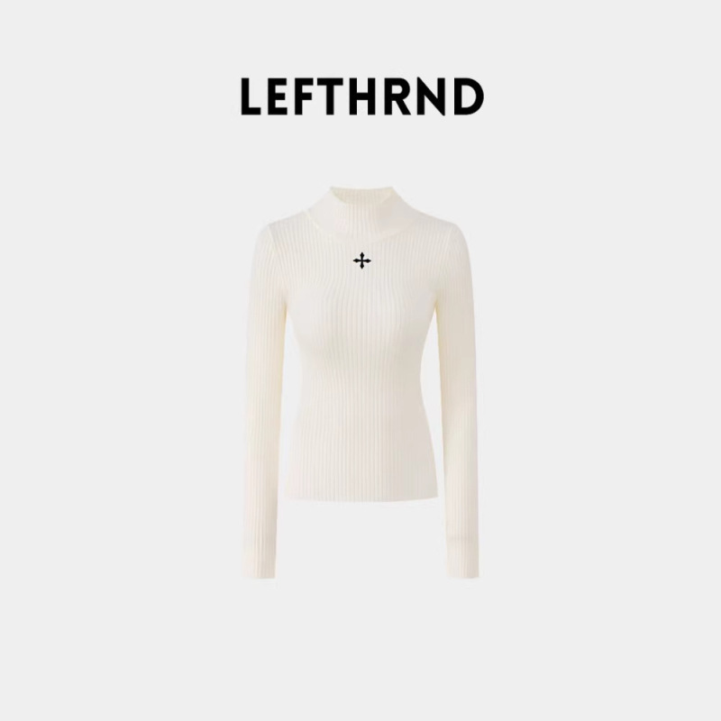 Trendy Half-Turtleneck Cross-Pattern Sweater for Women, 2026 Spring New Fashion, High-End Feel, Comfortable, Slimming, Warm Base Layer Trendy Half-Turtleneck Cross-Pattern Sweater for Women, 2026 Spring New Fashion, High-End Feel, Comfortable, Slimming, Warm Base Layer