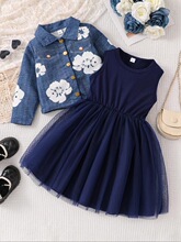 M 10215 Cotton Print Denim Set ľ�޻�ӡ��ţ����װ ����