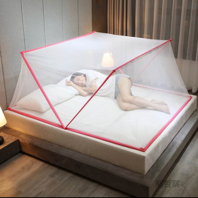 2024 Installation-Free Mosquito Net Foldableable Portable Mosquito Net Home Outdoor Camping Style Dormitory Mosquito Net Holder Popular