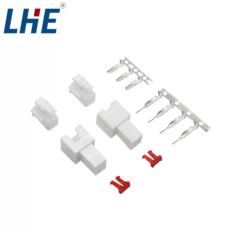 PHSDR 2.00mm间距 双排 条形接插件连接器 2p白色胶壳