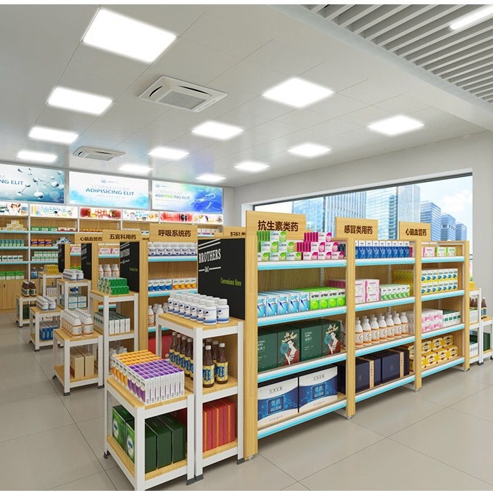 【厂家供应】单双面超市便利货架精品超市休闲零食多层可调节展架