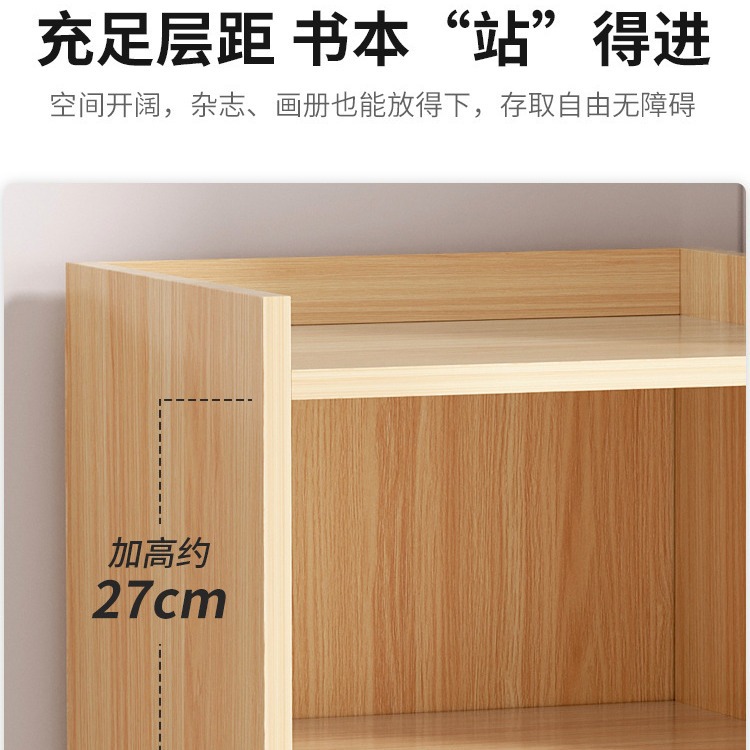 Estantería para sala de estar, estante de almacenamiento simple para el hogar, armario de almacenamiento combinado de pie, librero pequeño para espacios estrechos, almacenamiento de esquina de pared. image 5