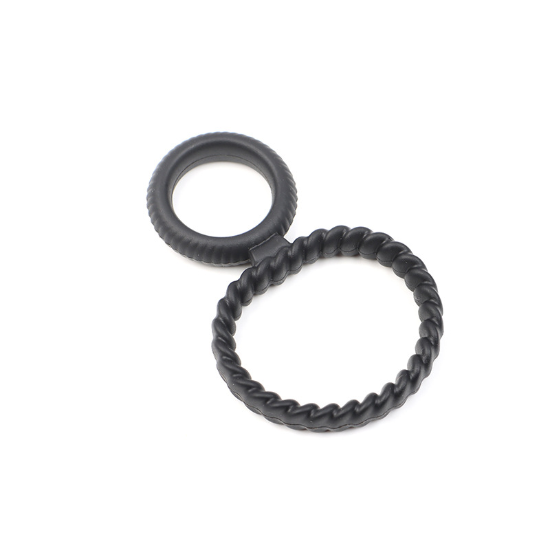 Silicone Dual Locking Ring, Cordyceps Root Design, Perineum Support, Non-Vibrating — detail image 6