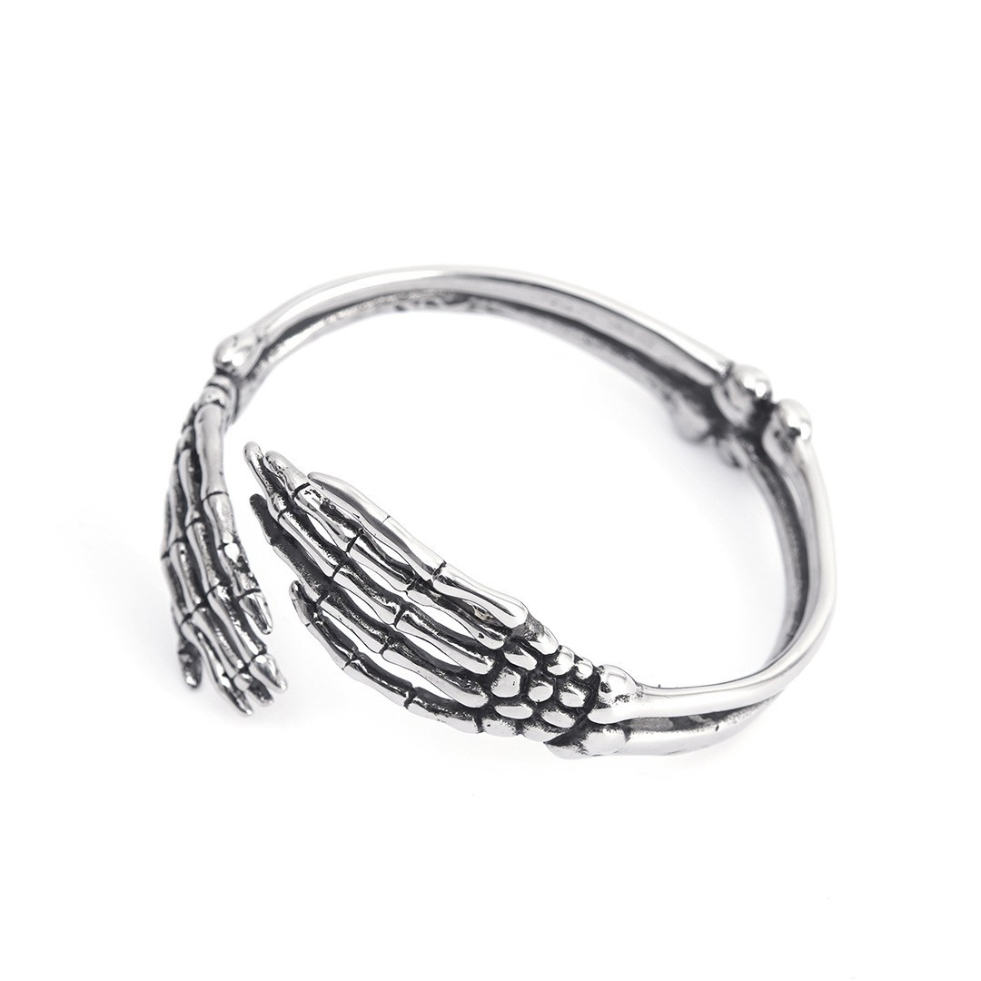 Explosive titanium steel men's niche design bracelets, creative bracelets_voghion.com