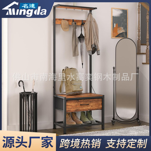 Amazon Home Clothes Rack Customized Multi-Functional Entrance Coat Rack Customized Shoe Storage Rack Customized