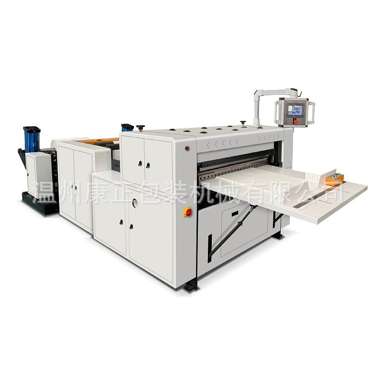 厂家供应HQJ-800型高速全自动电脑横切机 纸张横切机带圆刀纵切