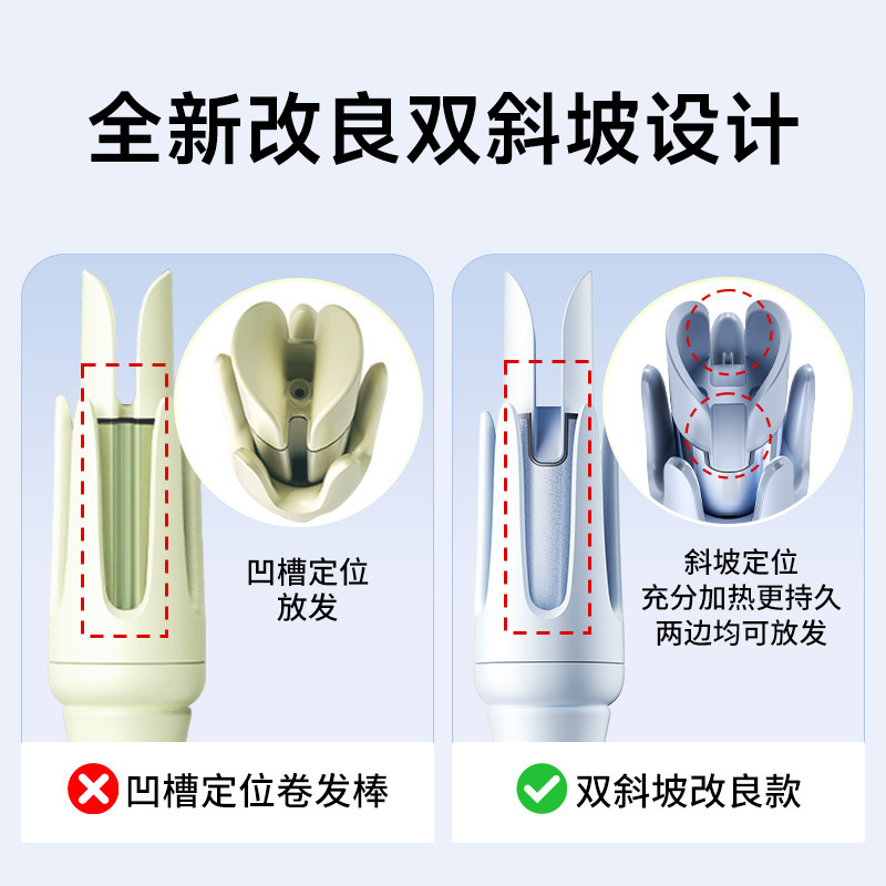 [売れ筋] Minhuang カーリングアイロン全自動ヘアアイロンマイナスイオン韓国ビッグウェーブ新しいスタイル充電式髪を傷つけません|undefined