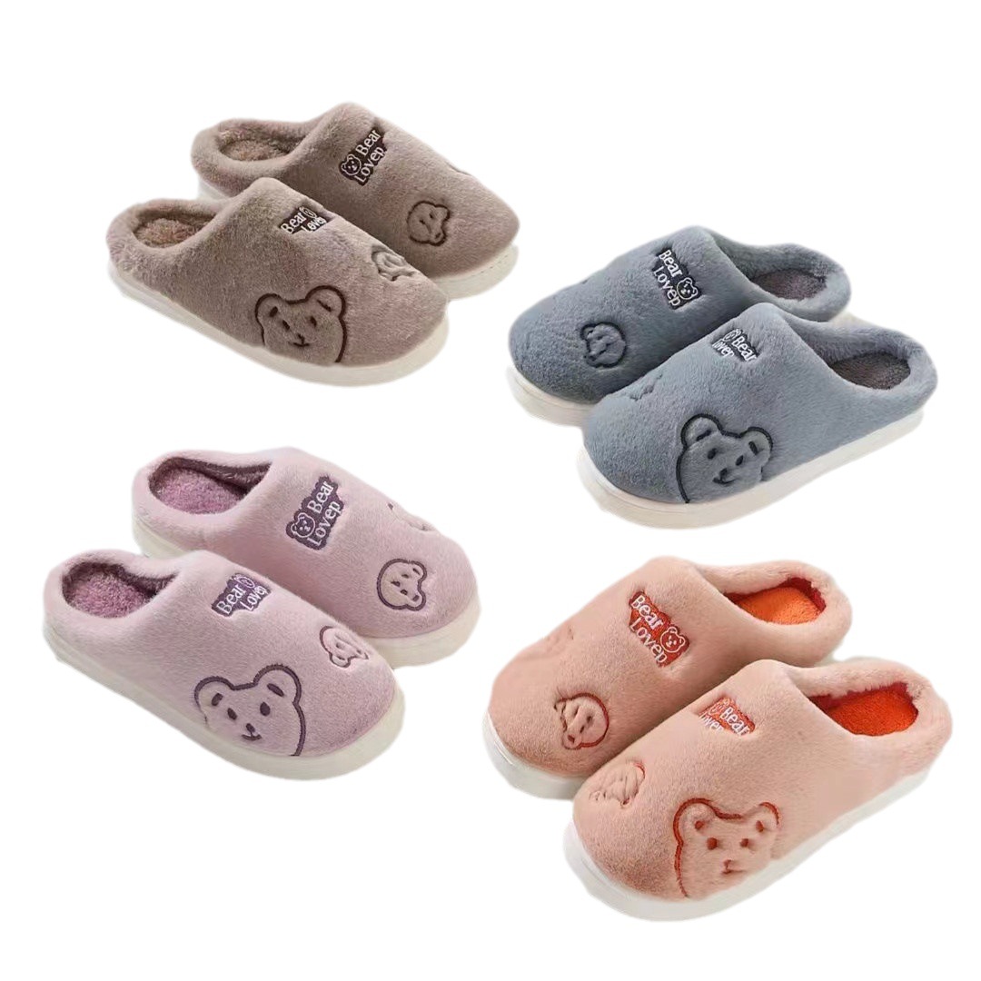 Directo de fábrica Zapatillas de algodón casa de invierno casa hombres y mujeres ancianos Zapatillas de algodón cálido forro polar fondo grueso Zapatillas de lana al por mayor