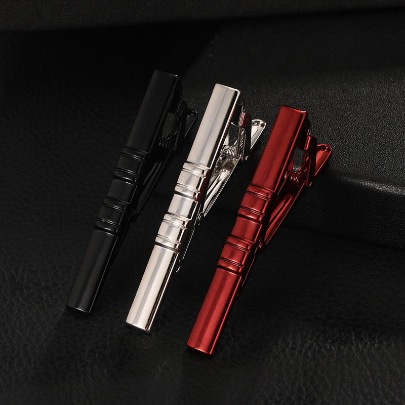 moda nuovo elettroforesi colore metallo rame fermacravatta semplice business fermacravatta accessori camicia decorazione_voghion.com