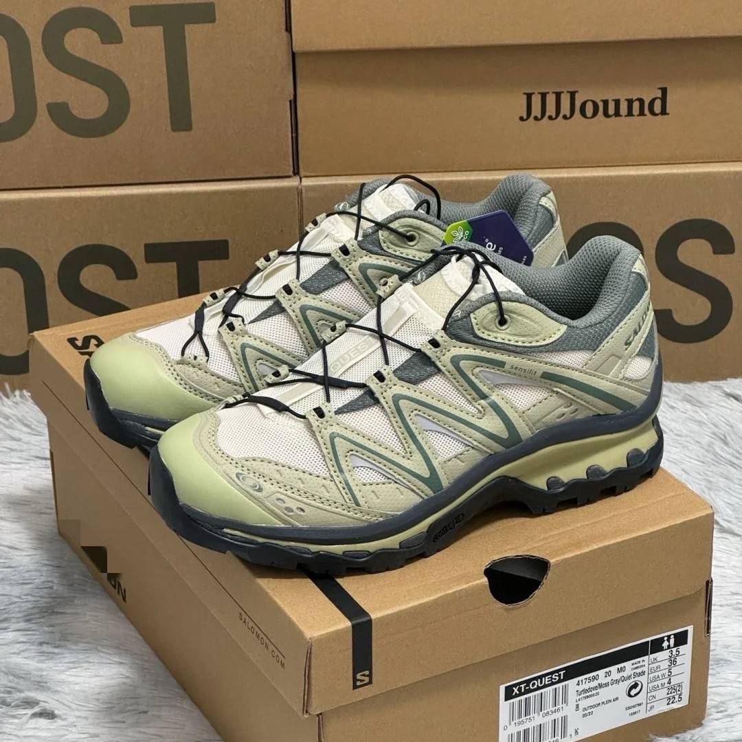 XT-Quest登山鞋女户外防水徒步鞋男款厚底老爹鞋运动鞋休闲跑步鞋